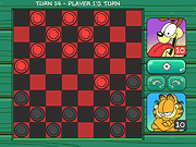 Garfield Checkers Game Online