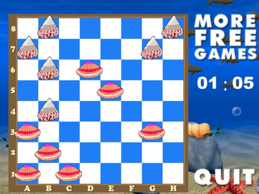 Checkers in the Sea Game