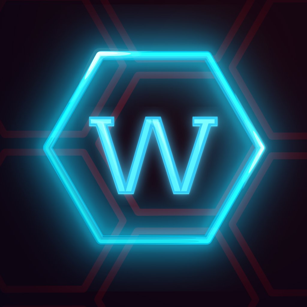 Neon Words Game Image Neon Words Game